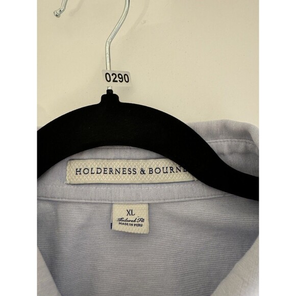 Holderness & Bourne Polo Shirt Mens Size XL Tailored Fit Golf Pima Preppy Casual - Picture 10 of 10